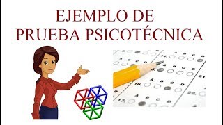 ✅ Ejemplo de PRUEBA PSICOTÉCNICA  Preguntas y Respuestas 🔴 [upl. by Lenoil959]