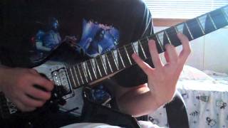 Trivium  quotBuilt To Fallquot Guitar Solo Cover [upl. by Lubow]