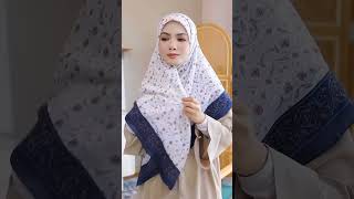 Hijab segiempat tutorial simple model hijab terbaru segiempat hijabstyle hijabers [upl. by Kceb]