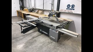 panel saw demo  Altendorf WA80 [upl. by Lindley207]