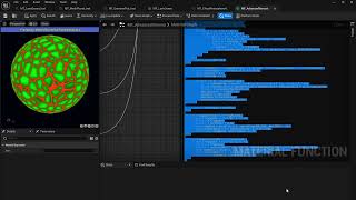 UE5  Finishing up voronoi HLSL cracked lava material [upl. by Anatnahs436]