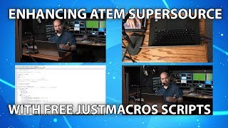 Enhancing ATEM Switcher SuperSource with JustMacros [upl. by Ynaffad]