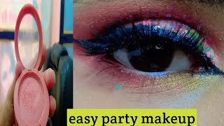 Easy party makeup at home  party makeup karne ka asan tarika Party makeup for beginners by sidra [upl. by Alyag522]