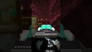 I was mining netherite when this happened☠️minecraft minecraftshorts gamingherobrinenetherite [upl. by Inajar]