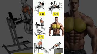 🔥Best 5 exercises to build strong chest🔥fitnessmotivation chestworkout shorts trendingshorts [upl. by Aek]