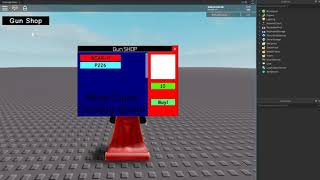 How to Make Gun Shop  Roblox [upl. by Kcirded]