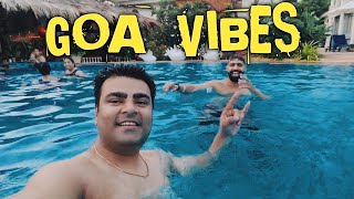 Rio Resort Goa  Swimming Pool me Gira Dia I Phone 13 Pro Max  Kayastha Buddhi [upl. by Schach]