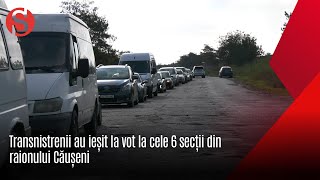 Locuitorii din regiunea transnistreană au ieșit la vot la cele 6 secții din raionului Căușeni [upl. by Ford]