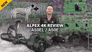 Hikmicro Alpex 4K A50EL  A50E 2024 Full Review  Image Quality  Zeroing  wwwbristleupcomau [upl. by Oyam]