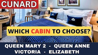 CUNARD Choosing the PERFECT Cruise CABIN Our Tips amp Recommendations [upl. by Dnomzed]