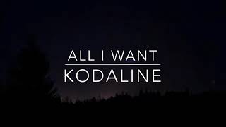 All I Want  Kodaline lyrics cover [upl. by Ikir]