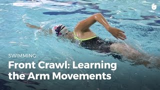 Swimming Techniques Arm Movements  Front Crawl [upl. by Quita215]