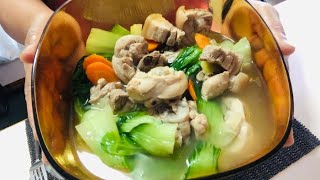 Mama’s stewing  Chicken and Pork in one Pot  Simple and Easy Recipe  Happy Stew Year 🍵 [upl. by Elleinod]