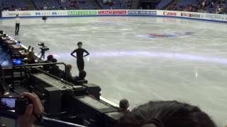 羽生結弦 Yuzuru Hanyu 宇野昌磨 Shoma Uno 2017 World Figure Skating Championship Practice Day 1  Group 1 [upl. by Florence]