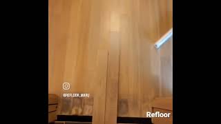 욕실 앞 마루 꺼짐과 변색부위 교체 마루수리 floorrepair refloor 욕실마루수리 리플로어 마루보수 마루보수전문 [upl. by Mecke335]