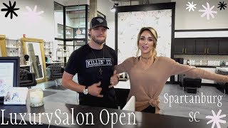 LUXURY MODERN AMERICAN HAIR SALON tour MODERN SALON [upl. by Siegel665]