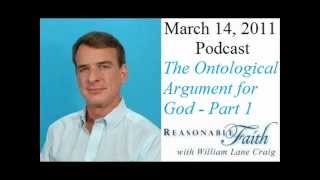 The Ontological Argument  Part 1  William Lane Craig [upl. by Euqinom]