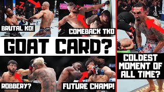 UFC 300 Event Recap Pereira vs Hill Full Card Reaction amp Breakdown [upl. by Aliber318]