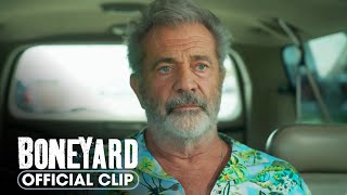 Boneyard 2024 Official Clip ‘Back 9’  Brian Van Holt Curtis quot50 Cent Jackson Mel Gibson [upl. by Ecnesse]