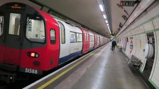 London Underground Northern Line Trains At Highgate 28 July 2016 [upl. by Kinelski]