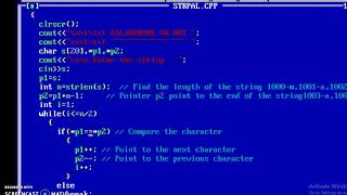 String is Palindrome or Not  Palindrome  Palindrome checking using pointers  C program [upl. by Dnaltiak168]