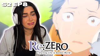 The Value of Life 😭  ReZERO Season 2 Episode 8 REACTION [upl. by Oremor]