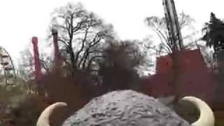 Buffalo Roller Coaster Drayton Manor Front Row Pov [upl. by Arua]