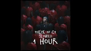 KSI  Thick Of It Slowed  1 HOUR [upl. by Holofernes]