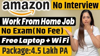 Amazon Work From Home Jobs  Amazon Recruitment 2024  Amazon Vacancy 2024  Govt Jobs Oct 2024 [upl. by Tolkan]