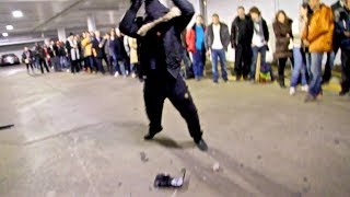 Insane man smashes PS4 at launch [upl. by Ad]