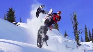 Ronnie Renner Snow Biking in Idaho Backcountry [upl. by Atteloc795]