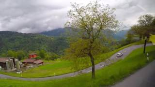 VILLARS  OLLON  AIGLE Bus Ride Switzerland [upl. by Osmond63]