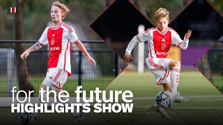 For The Future Highlights Show  Championship game for U14 amp Ajax U18 against Vitesse [upl. by Kimber840]