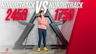 NordicTrack 1750 vs 2450 Treadmill Review Watch Before You Buy [upl. by Middle]