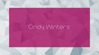 Cindy Winters  appearance [upl. by Sivrat]