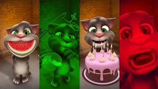 MY Talking Tom Cat Colours Cartoons Effects  Talking Tom Funny Colors Reaction Video  Part 779 [upl. by Retsev]