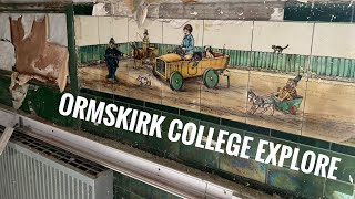 Ormskirk College amp former Cottage Infirmary explore of the abandoned building [upl. by Lowney]