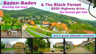 BadenBaden amp the Black Forest B500 Scenic Drive risky roads hot brakes Lake Campsite Vanlife UK [upl. by Ennybor]