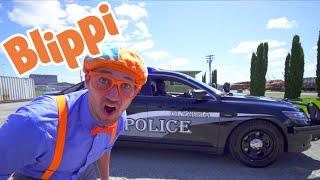 Police Cars for Toddlers with Blippi  Educational Videos for Kids [upl. by Riamu132]