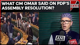 JampK Assembly Showdown  CM Omar Speaks To Quell Ruckus PDP Chief Mufti Backs MLA Waheed  Top News [upl. by Ecirtam]