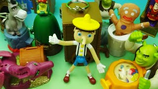 2001 BURGER KING RECALLED PINOCCHIO 8 FROM THE SHREK MOVIE COLLECTIBLES SET [upl. by Kristi]