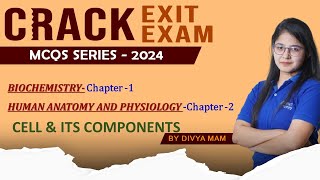 Cell amp its components Top 20 MCQs  Explanation  D PHARMA EXIT EXAMbiochemistry cell exitexam [upl. by Quinby]