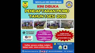 PENDAFTARAN MURID TAHUN 1 SESI 2025 [upl. by Ayekam]