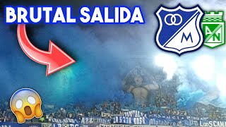 🔥💙𝗕𝗥𝗨𝗧𝗔𝗟 𝗛𝗜𝗡𝗖𝗛𝗔𝗗𝗔 𝗗𝗘 𝗠𝗜𝗟𝗟𝗢𝗡𝗔𝗥𝗜𝗢𝗦 vs ATLÉTICO NACIONAL I Salida con extintores Hoy Liga betplay 2022 [upl. by Assirak]