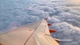 Early Morning A320 Takeoff Through Spectacular Clouds 4K60 [upl. by Eladnek]