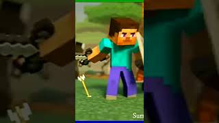 Village raid in Minecraft 😈🔥😮 shorts trending attitued minecraft [upl. by Bradski]