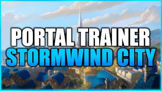 Stormwind City  Portal Trainer [upl. by Caldeira394]