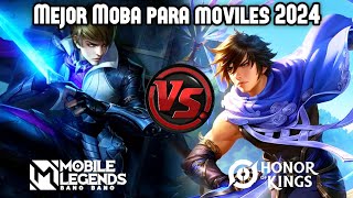 ¿CUÁL ES EL MEJOR MOBA PARA MÓVILES EN 2024 Honor Of Kings Vs Mobile Legends Factos  Análisis [upl. by Seton]