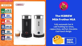 The HiBREW Milk Frother M1A [upl. by Lussier694]