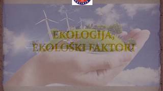 BIOLOGIJA  I razred  Ekologija ekološki faktori [upl. by Eylk]